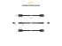 StarTech 3ft (1m) Thunderbolt 5 Cable, 80Gbps/120Gbps, Certified - Multi-angle