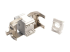 Eaton Tripp Lite Series Cat6a Keystone Jack with Dust Shutter, 180-Degree Toolless - Inside