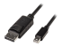 Lindy - DisplayPort cable - Right-angle