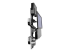 Ergotron LX Wall Mount System with Small CPU Holder - Left-angle