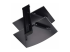 Startech Dual Floating Wall-Mounted AV Shelves, Adjustable Height Shelf For Under TV, Organize A/V Equipment On Black Tempered Glass Shelves - Bottom