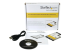 StarTech.com 2 Port Flush Mount ExpressCard 54mm SuperSpeed USB 3.0 Card Adapter with UASP - Multi-angle