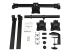 StarTech.com Desk Mount Triple Monitor Arm, Ergonomic VESA 3 Monitor Mount up to 27", Articulating & Height Adjustable Pole Mount, Tilt/Swivel/Rotate LCD/LED Screen, Desk Clamp/Grommet - Front