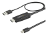 StarTech.com 6ft (2m) HDMI to Mini DisplayPort Cable 4K 30Hz, Active HDMI to mDP Adapter Converter Cable with Audio, USB Powered, Mac & Windows, HDMI Male to mDP Male Video Adapter Cable - Right-angle
