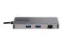 StarTech.com USB C Multiport Adapter, Dual HDMI Video, 4K 60Hz, 2-Port 5Gbps USB-A Hub, 100W Power Delivery Charging, GbE, SD/MicroSD, USB Type-C Mini Travel Dock, 12"/30cm Cable - Back