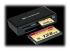 Transcend RDC8 - Card reader (SDHC, SDHC UHS-I, SDXC, SDXC UHS-I, microSDHC, microSDHC UHS-I, microSDXC, microSDXC UHS-I, CF) - Left-angle