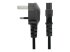 StarTech.com 6ft (2m) UK Laptop Power Cable, BS 1363 to C5 Clover Leaf, 2.5A 250V, 18AWG, Notebook/Laptop Replacement Cord, Printer Cable, UK Laptop Charger Cord, BS 1363 to IEC60320 C5 - Right side