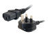 C2G Universal Power Cord - Right-angle