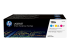 HP 128A - 3-pack - yellow, cyan, magenta - Front