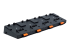 Brother 4 Slot Docking Cradle Charger - Left-angle