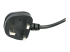 StarTech.com 3ft (1m) UK Laptop Power Cable, BS 1363 to C7, 2.5A 250V, 18AWG, Black, AC Notebook/Laptop Replacement Cord, Printer Cable, UK Laptop Charger Cord, BS 1363 to IEC60320 C7 - Close up