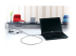 Kensington Desk Mount Cable Anchor - Left side