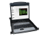Eaton Tripp Lite Series 8-Port Rack Console KVM Switch w/19" LCD & 8 PS2/USB Cables 1U - Front