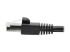 Eaton Tripp Lite Series Cat6a 10G Snagless Shielded STP Ethernet Cable (RJ45 M/M), PoE, Black, 25 ft. (7.62 m) - Close up