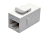 Eaton Tripp Lite Series Straight-Through Modular In-Line Snap-In Coupler - Right-angle