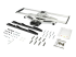 StarTech.com Full Motion TV Wall Mount, Heavy Duty Articulating TV Wall Mount Bracket for 32" to 75" (165lb/75kg) VESA Display, Universal Adjustable Tilt/Swivel Flat Screen Arm, Silver - Right-angle