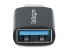 StarTech.com USB-C to USB-A Adapter, USB 5Gbps, Compact USB-C Male to USB-A Female Adapter, Durable Metal Housing, M/F - Left side
