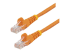 StarTech.com 1m Orange Cat5e / Cat 5 Snagless Patch Cable - Right-angle