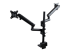 Startech Desk Mount Dual Monitor Arm, Full Motion Monitor Mount for 2x VESA Displays up to 32" (up to 17lb/8kg), Ergonomic Vertical Stackable Arms, Articulating, Height Adjustable - Multi-angle