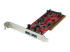 StarTech.com 2 Port PCI SuperSpeed USB 3.0 Adapter Card with SATA Power - Left-angle