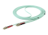 StarTech.com Aqua OM4 Duplex Multimode Fiber - Right-angle