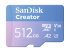 SanDisk Creator - flash memory card - Front