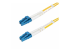 Startech 1m (3.3ft) LC to LC (UPC) OS2 Single Mode Duplex Fiber Optic Cable, 9/125µm, Laser Optimized, 10G, Bend Insensitive, Low Insertion Loss - Right-angle