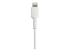 StarTech.com 12 in(30cm) Durable White USB-A to Lightning Cable, Heavy Duty Rugged Aramid Fiber USB Type A to Lightning Charger/Sync Power Cord, Apple MFi Certified iPad/iPhone 12 Pro Max - Close up