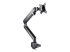 StarTech.com Desk Mount Monitor Arm with 2x USB 3.0 ports, Slim Full Motion Adjustable Single Monitor VESA Mount up to 17.6lbs (8kg) Display, Ergonomic Articulating Arm, Desk Clamp/Grommet - Left-angle
