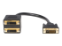 Startech 1 ft DVI-D to 2x DVI-D Digital Video Splitter Cable - Front