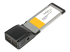 StarTech.com 2 Port ExpressCard 1394b FireWire Laptop Adapter Card - Left-angle