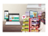 LG 22SM3G - 22" Diagonal Class (21.5" viewable) LED-backlit LCD display - Left-angle