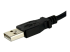 StarTech.com 3 ft Panel Mount USB Cable A to A F/M - Right-angle