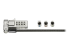 Kensington Universal 3-in-1 Combination Laptop Lock - Close up