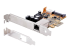 StarTech.com 1 Port 2.5Gbps PoE Network Card, PCIe Ethernet Card w/RJ45 Port, 30W 802.3at PoE NIC for Desktops/Servers, Network PoE LAN Adapter w/Low-Profile Bracket Included - Left-angle