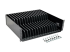 Eaton Tripp Lite Series 3U Rack Mount Tablet/iPad/Laptop Chrombook Storage Shelf - Left-angle