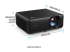 BenQ AH500ST - DLP projector - Left-angle