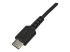 StarTech.com 6 ft(2m) Durable Black USB-C to Lightning Cable, Heavy Duty Rugged Aramid Fiber USB Type A to Lightning Charger/Sync Power Cord, Apple MFi Certified iPad/iPhone 12 Pro Max - Close up
