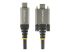 StarTech.com 3ft 1m Side Screw Locking USB C Cable 10Gbps, USB 3.1/3.2 Gen 2 Type-C Cable, 100W (5A) Power Delivery Charging, DP Alt Mode, Dual Screw Lock, USB-C to C Cord, Charge/Sync - Front