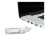 Lindy USB Port Blocker - Back