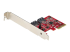 StarTech.com SATA PCIe Card, 2 Port PCIe SATA Expansion card, 6Gbps SATA Card, Full/Low Profile, PCI Express to SATA Adapter, ASM1062R SATA RAID Controller Card - Left-angle