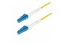 Startech 30m (98.4ft) LC to LC (UPC) OS2 Single Mode Simplex Fiber Optic Cable, 9/125µm, Laser Optimized, 40G/100G, Bend Insensitive, Low Insertion Loss - Right-angle