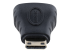 Startech Mini HDMI to HDMI Adapter, 4K High Speed HDMI Adapter, 4K 30Hz Ultra HD High Speed HDMI Adapter, HDMI 1.4, Gold Plated Connectors, UHD Mini HDMI Adapter 4K, Black - Left side