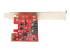 StarTech.com SATA PCIe Card, 2 Port PCIe SATA Expansion card, 6Gbps SATA Card, Full/Low Profile, PCI Express to SATA Adapter, ASM1062R SATA RAID Controller Card - Right side