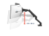 Ergotron HX - Mounting kit (articulating arm) - Right side