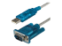 StarTech.com 3ft USB to RS232 DB9 Serial Adapter Cable - Right-angle