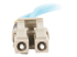 C2G LC-LC 10Gb 50/125 OM3 Duplex Multimode PVC Fiber Optic Cable (LSZH) - Front