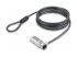 StarTech.com Slim Lock Noble Wedge Slot Compatible, 6.6ft Locking Cable - Right-angle