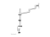 Neomounts DS60-425WH1 - Left side