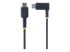 StarTech 1ft (30cm) USB C Charging Cable Right Angle, 60W PD 3A, Heavy Duty Fast Charge USB-C Cable, USB 2.0 Type-C, Durable and Rugged Aramid Fiber, S20/iPad/Pixel - Front